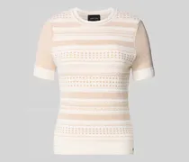 Slim Fit Strick-Shirt aus reiner Wolle