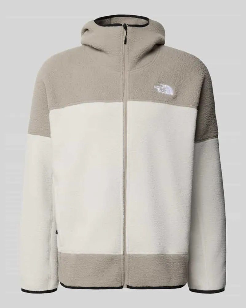 The North Face Fleecejacke mit Kapuze und Logo-Stitching Beige