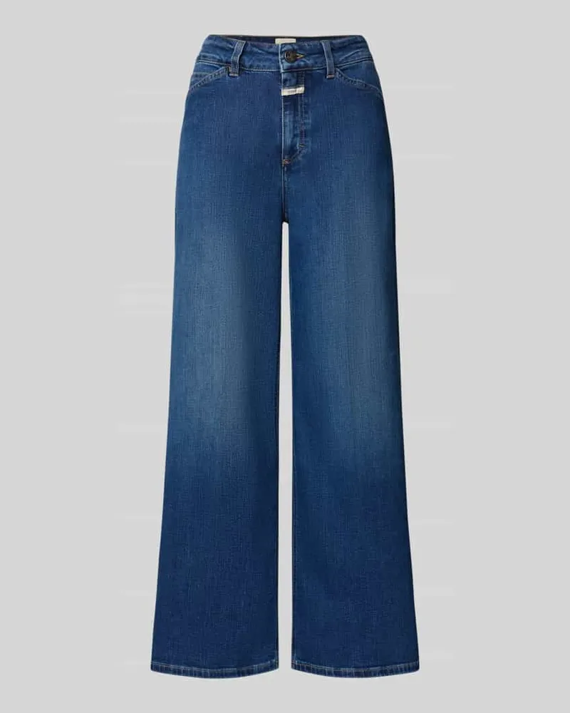 Closed Wide Leg Jeans mit Label-Detail Modell 'WERA Blau