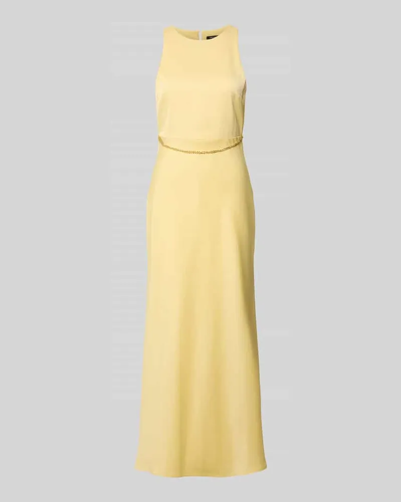 Armani Exchange Maxikleid mit Ketten-Detail Gelb