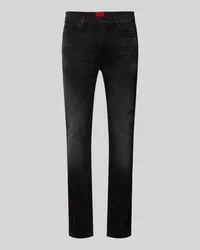 HUGO BOSS Extra Slim Fit Jeans im 5-Pocket-Design Black