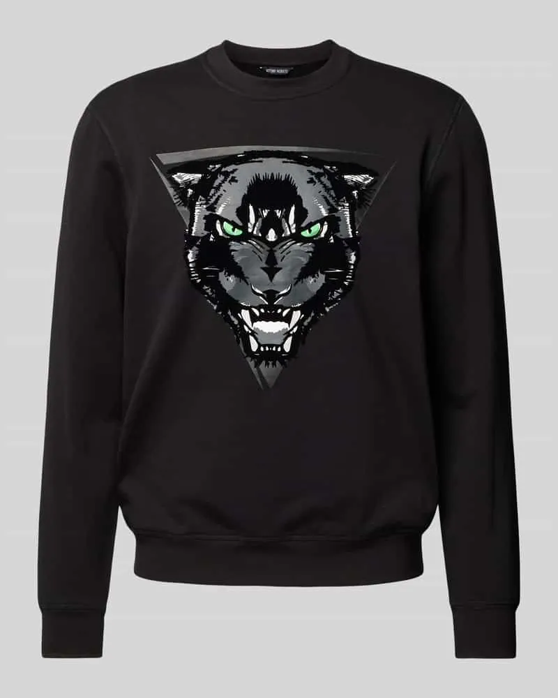 Antony Morato Sweatshirt mit Motiv-Print Black