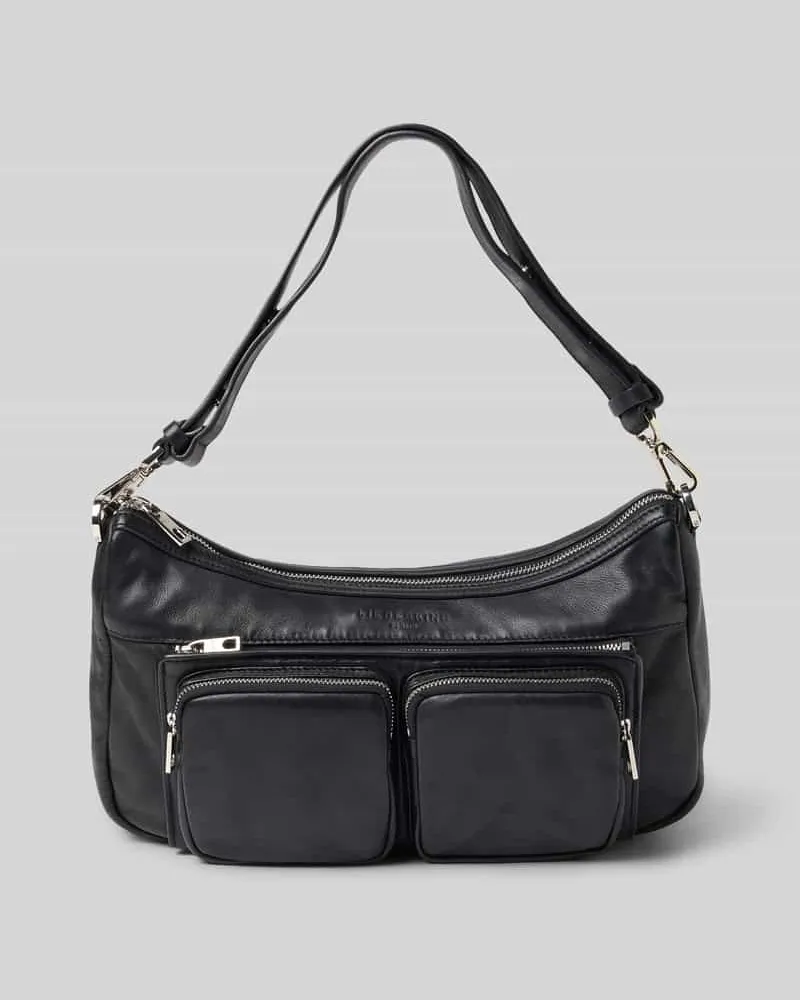 Liebeskind Handtasche aus Leder mit Logo-Detail Modell 'Maia Black