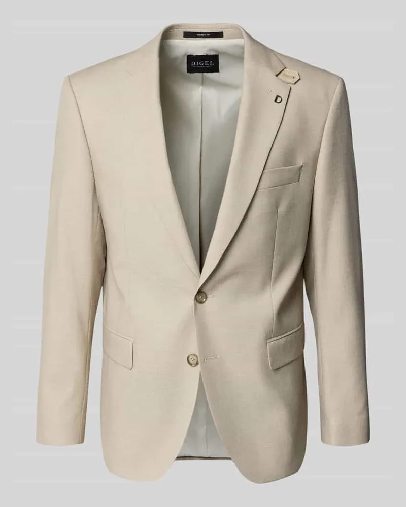 Digel Modern Fit 2-Knopf-Sakko mit Pattentaschen Modell 'Ezzo Beige