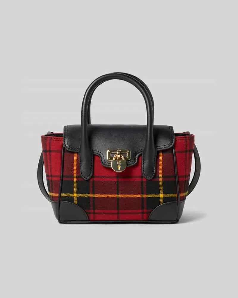 Ralph Lauren Handtasche mit Schulterriemen Bordeaux