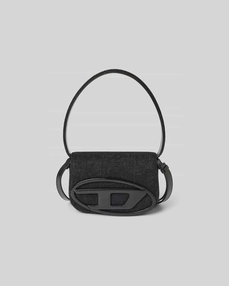 Diesel Handtasche mit Label-Detail Black