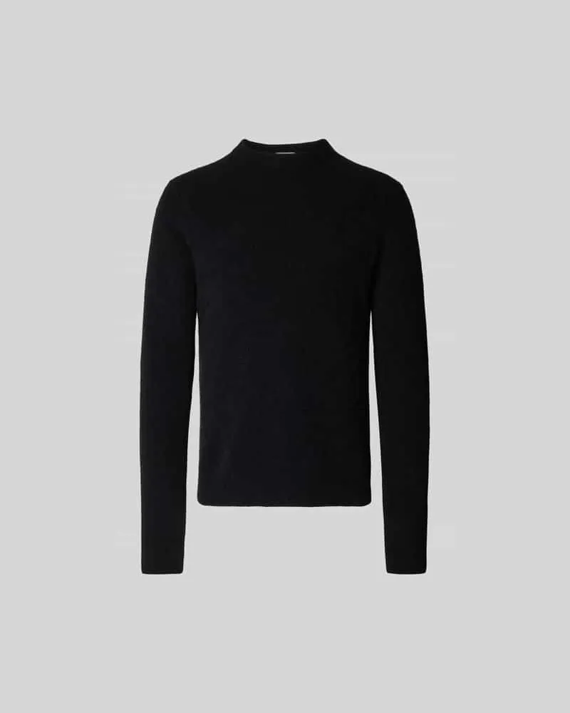 Filippa K Wollpullover mit Yak-Anteil Black