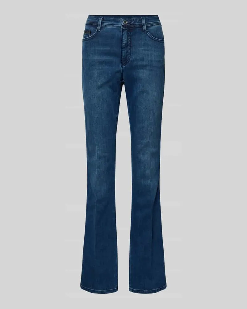 Brax Flared Fit Jeans im 5-Pocket-Design Modell 'Mary Blau