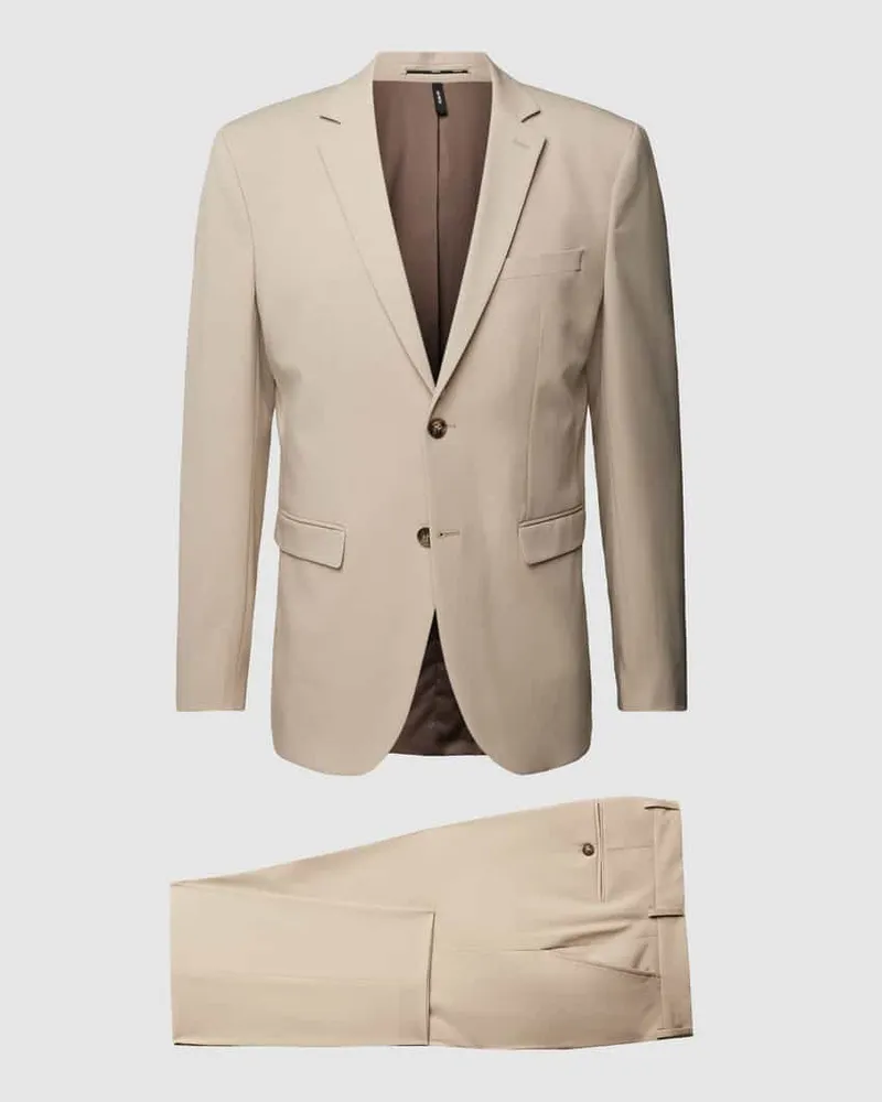 Selected Homme Slim Fit Anzug Modell 'LIAM Sand