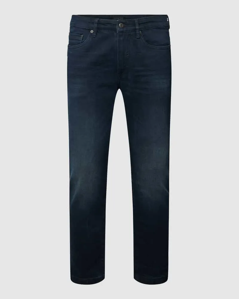 Drykorn Jeans mit Label-Patch Modell 'WEST Dunkelblau