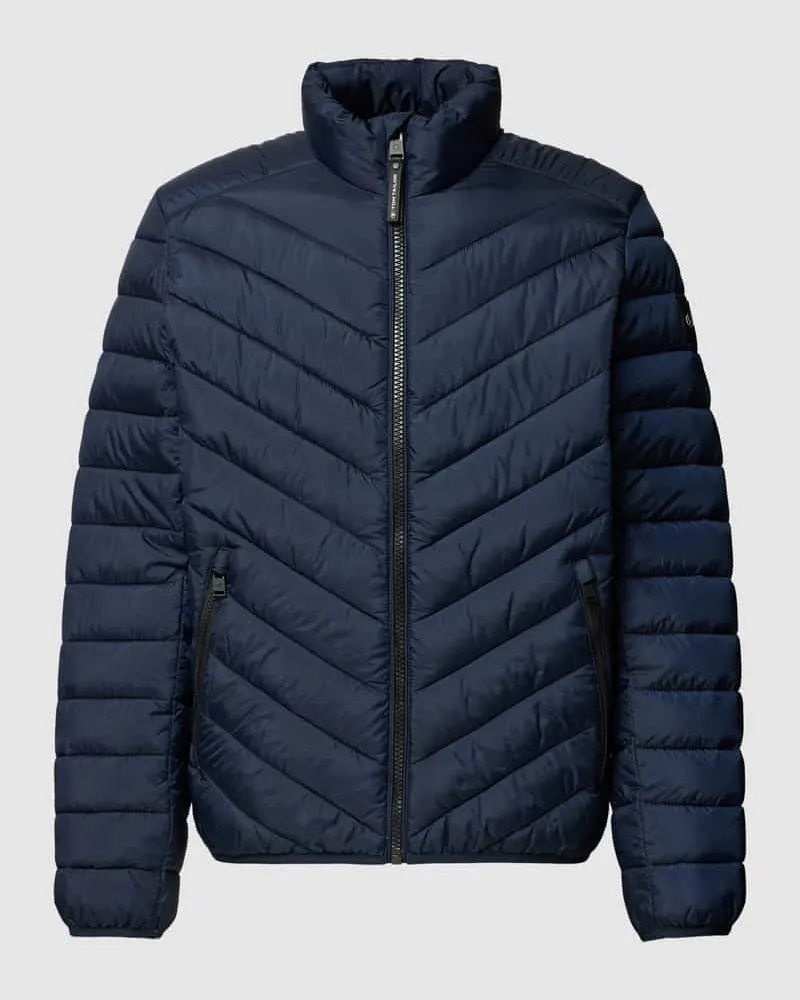 Tom Tailor Steppjacke mit Label-Detail Marine