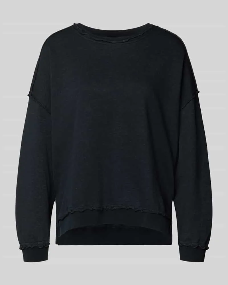 Smith & Soul Oversized Sweatshirt mit gerippten Abschlüssen Black