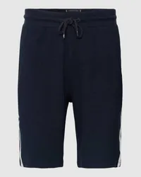 Tommy Hilfiger Sweatshorts mit Waffelstruktur Modell 'ESTABLISHED Marine