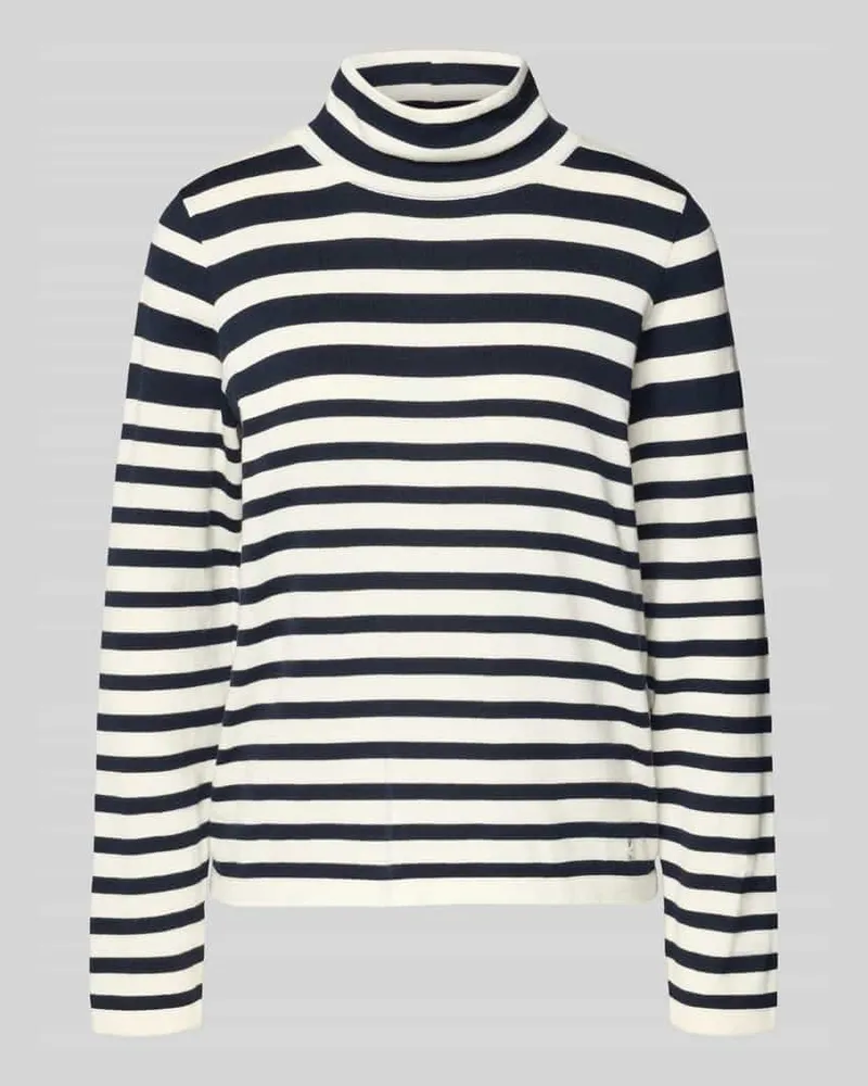Brax Strickpullover mit Stehkragen Modell 'LESLEY Marine
