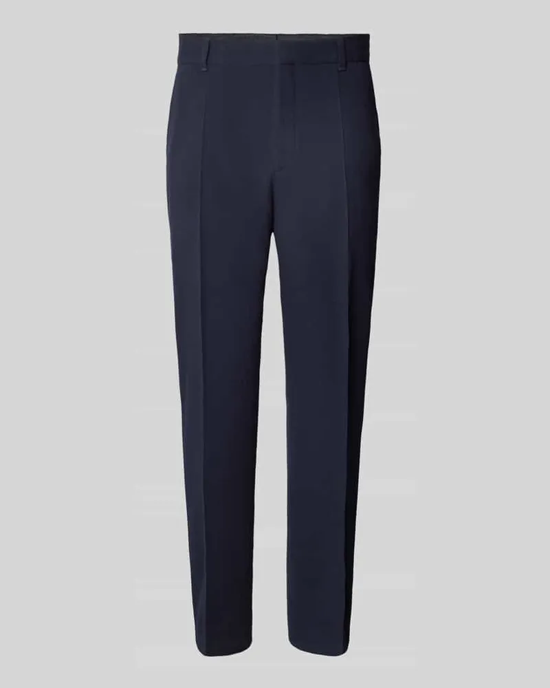 HUGO BOSS Regular Fit aus Schurwoll-Mix Modell 'PERIN Marine