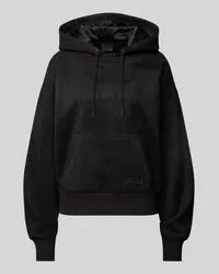 Guess Hoodie mit Strasssteinbesatz Black