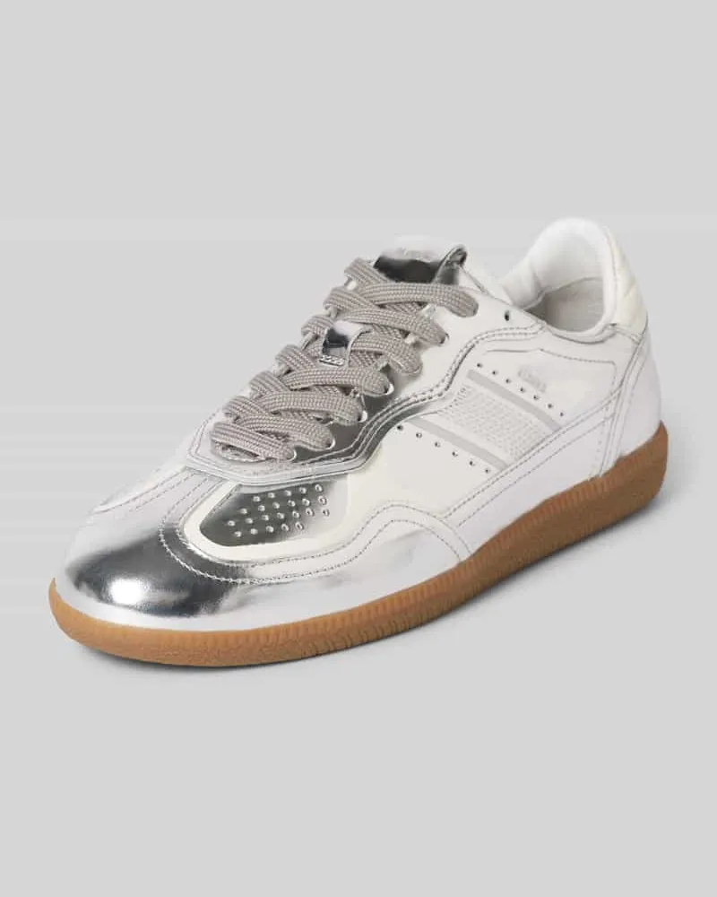 Alohas Sneaker mit Label-Details Silber