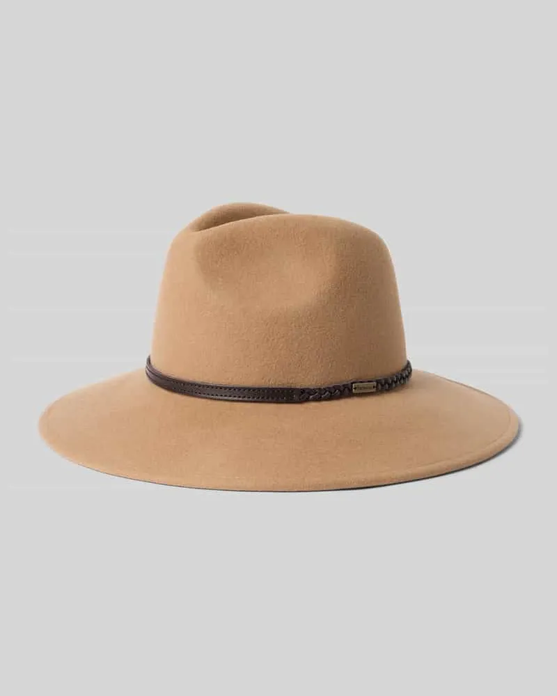 Barbour Hut aus reiner Wolle Camel