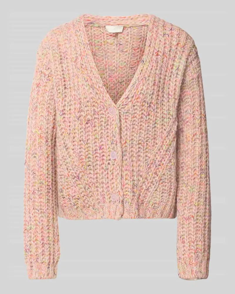 Milano Italy Relaxed Fit Cardigan mit Baumwoll-Anteil Rose