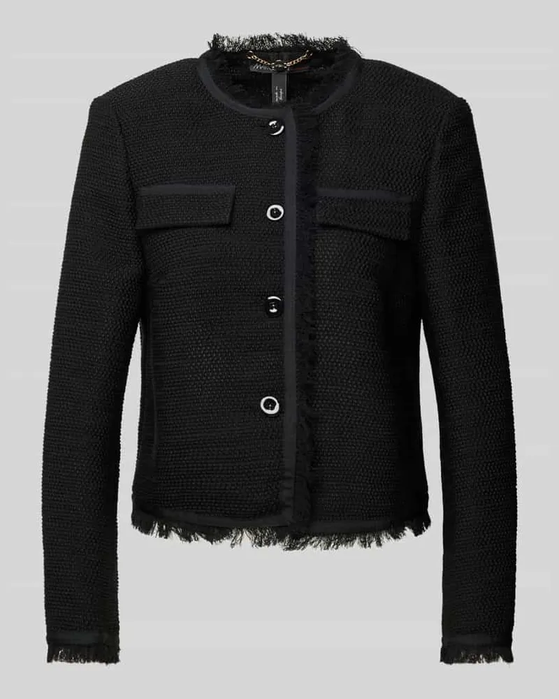 Marc Cain Blazer mit Fransen Black