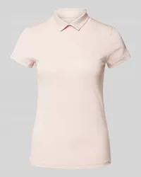 Marc Cain T-Shirt mit Umlegekragen Rosa