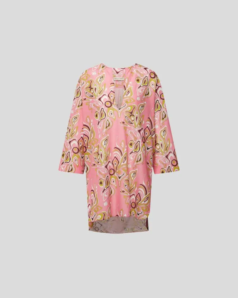 Emilio Pucci Blusenshirt mit floralem Allover-Muster Rosa