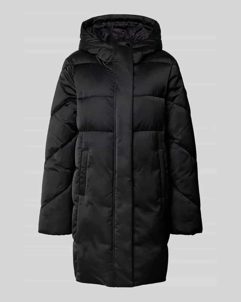 HUGO BOSS Regular Fit Steppmantel aus wasserabweisendem Material Modell 'PETRANO Black