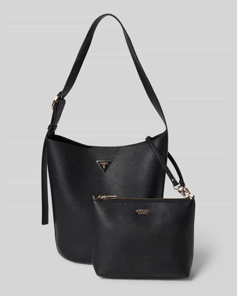 Guess Tote Bag mit Label-Detail Black