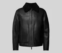Lederjacke mit Teddyfutter Modell 'SHEARLING