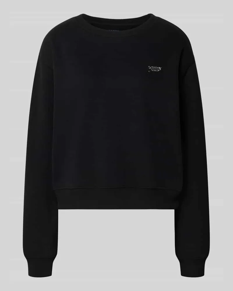 Tommy Hilfiger Relaxed Fit Sweatshirt aus Baumwoll-Mix Black