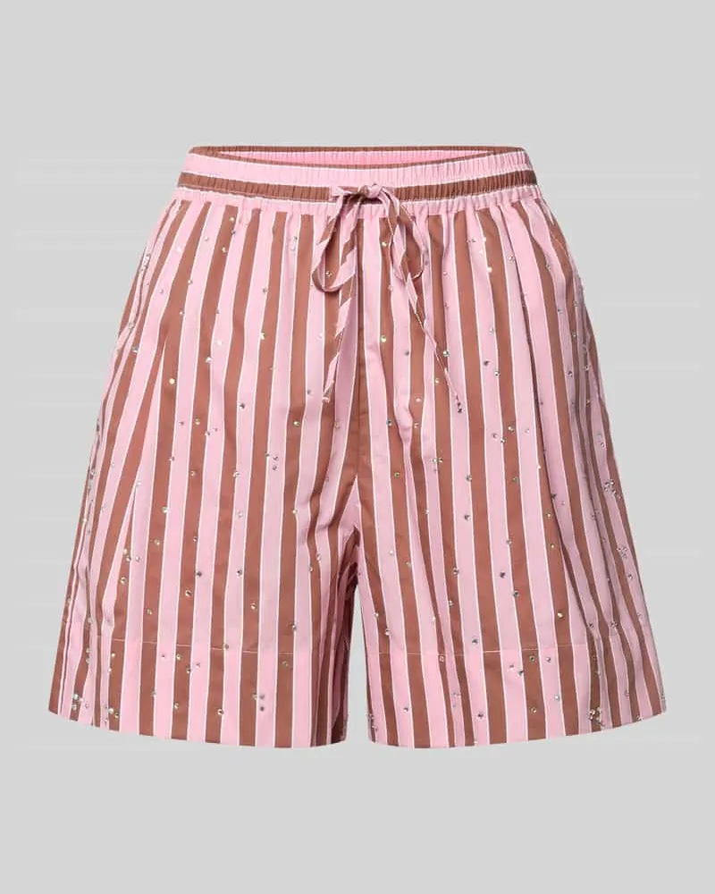 Essentiel Relaxed Fit Shorts aus Baumwoll-Mix Modell 'JEEUW Rose