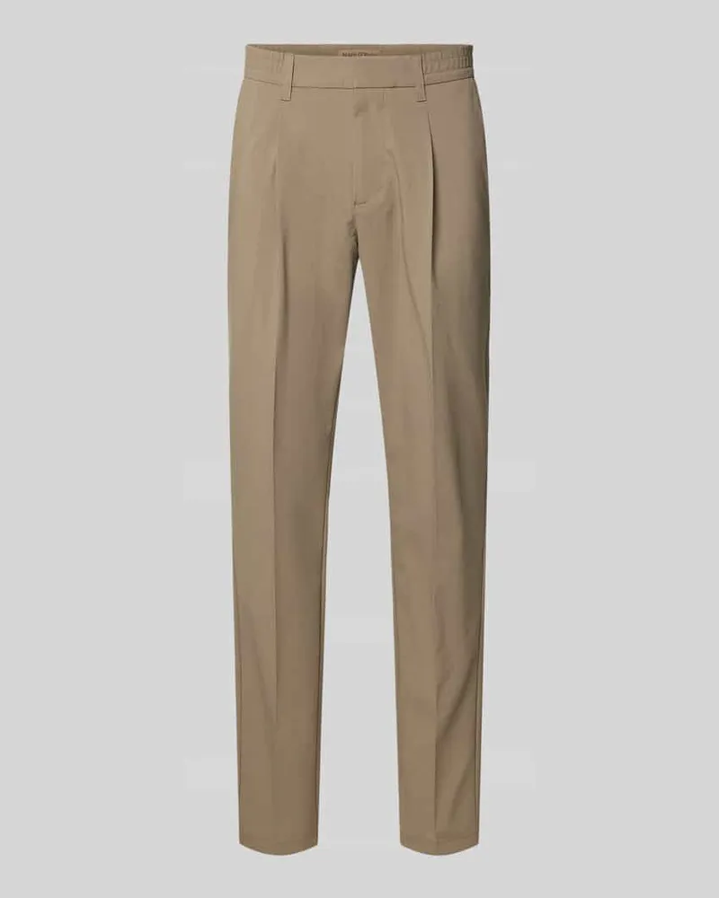 Marc O'Polo Tapered Fit Weite Hose 'MOROT JOGGER' -  × DFB Travel Collection Taupe