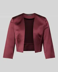 Vera Mont Leicht taillierter Bolero mit 3/4-Arm Dunkelrot