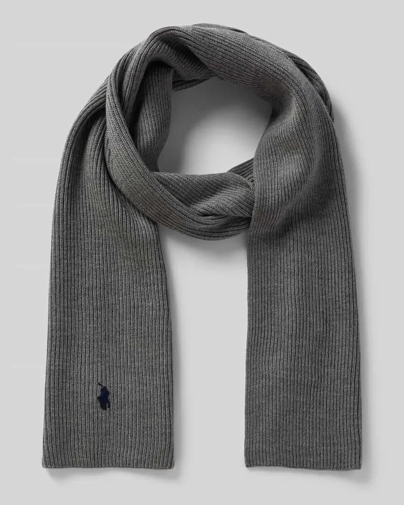 Ralph Lauren Schal mit Label-Stitching Silber
