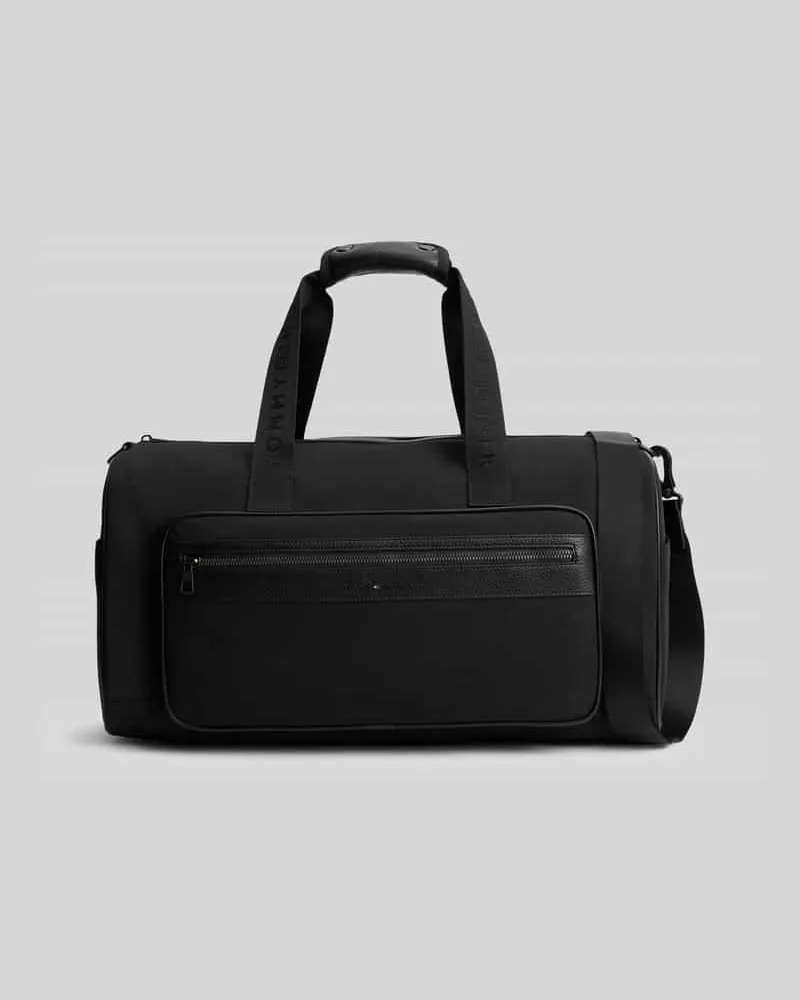 Tommy Hilfiger Weekender mit abnehmbaren Schulterriemen Black