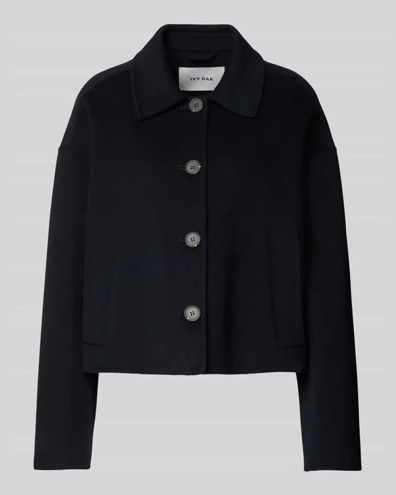 IVY & OAK Blouson mit Knopfleiste Modell 'JAIA Marine