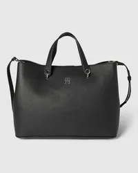 Tommy Hilfiger Handtasche mit Label-Detail Modell 'EMBLEM Black