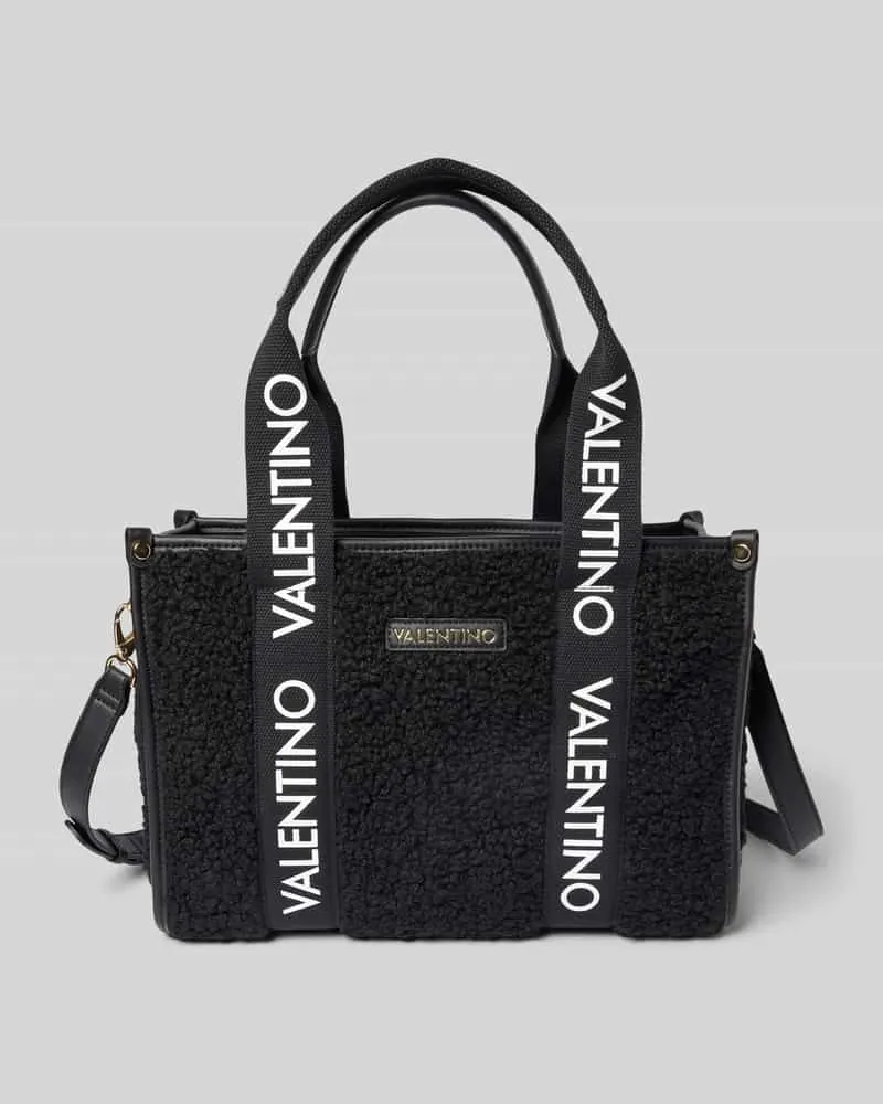 Valentino Bags Handtasche aus Teddyfell Black