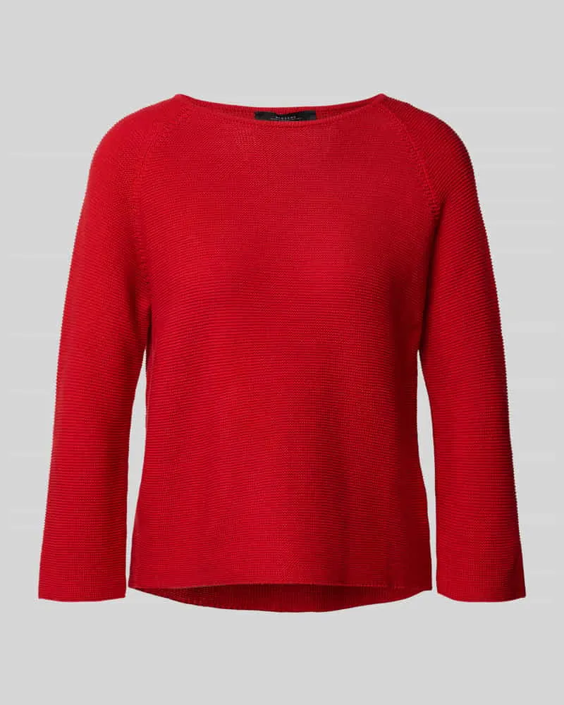Max Mara Strickpullover mit Rundhalsausschnitt Modell 'ADDOTTO Rot
