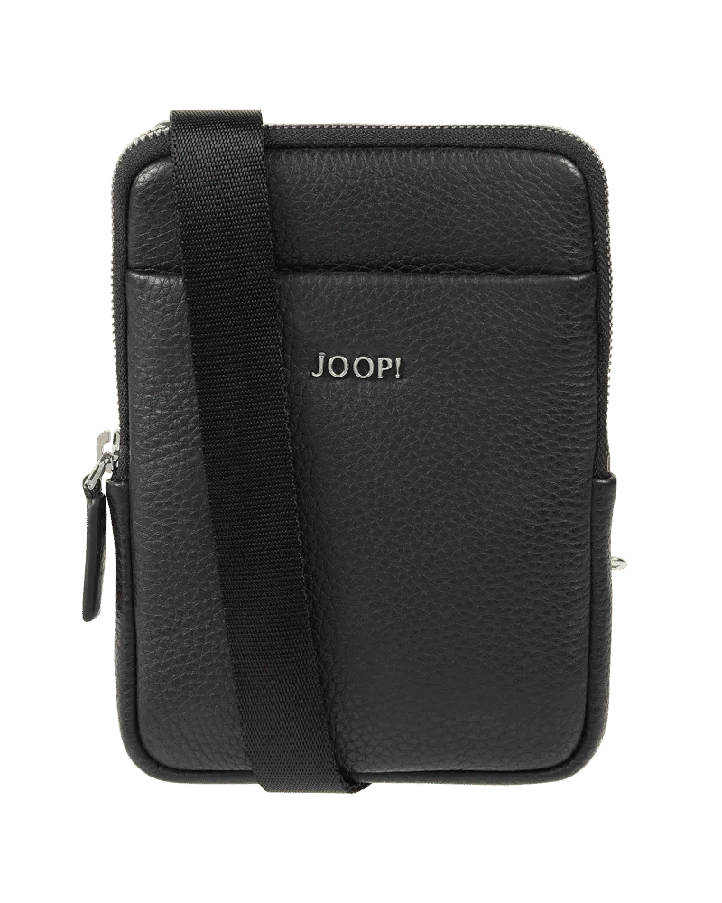 JOOP! Umhängetasche aus Leder Modell 'Rafael Black