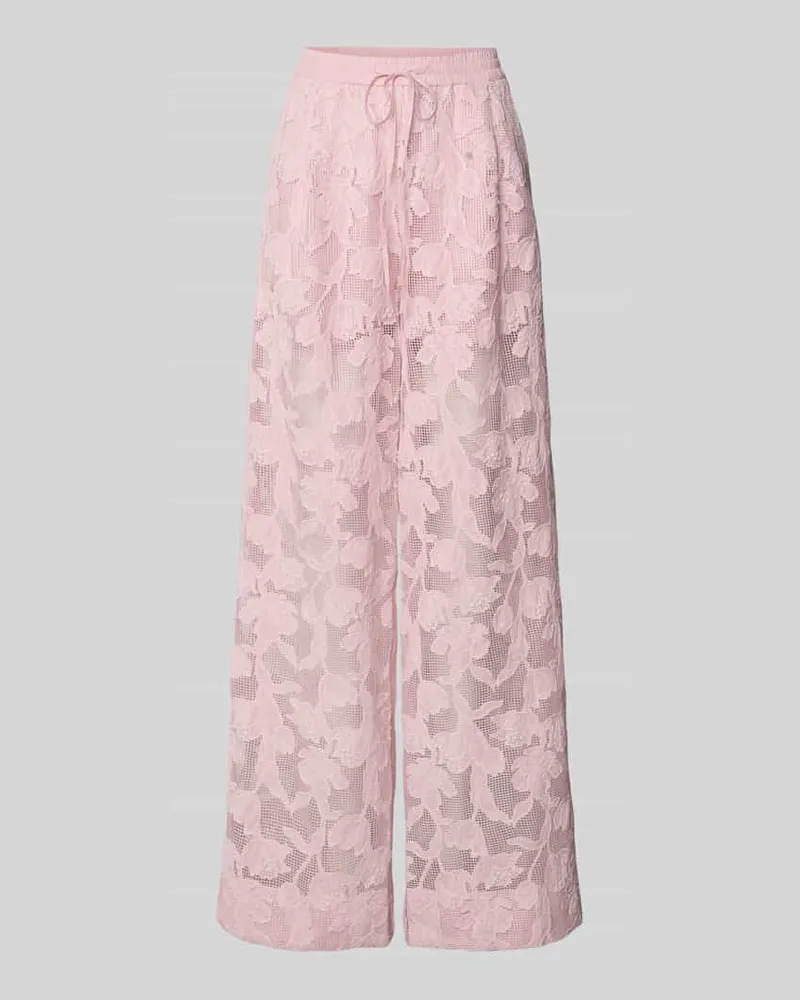 Essentiel Loose Fit Weite Hose im semitransparentem Design Modell 'HENIM Rosa