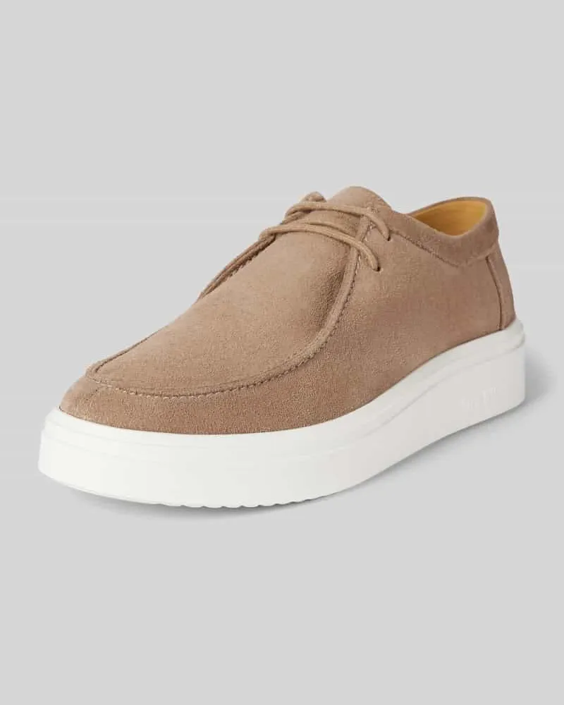 Steve Madden Sneaker mit Schnürverschluss Modell 'FAYLES Taupe