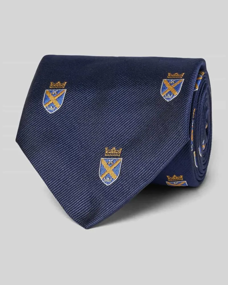 Ralph Lauren Krawatte aus Seide im Allover-Look Marine