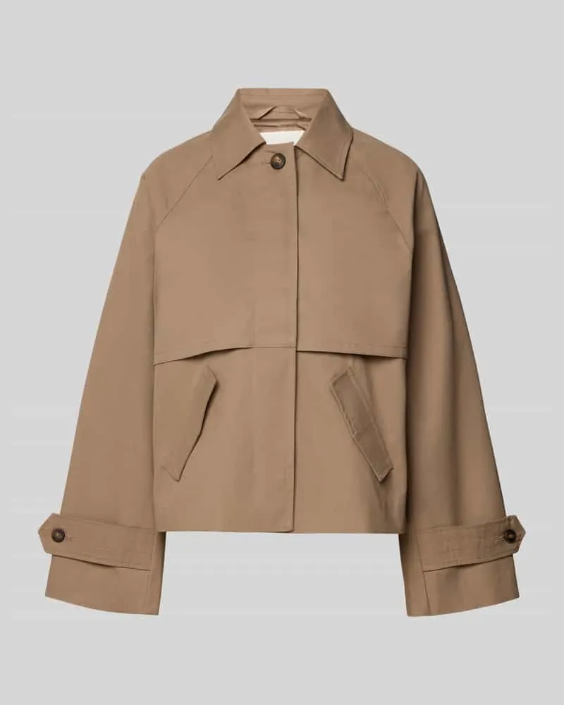 MOSS COPENHAGEN Jacke mit Ärmelriegeln Modell 'Svada Taupe