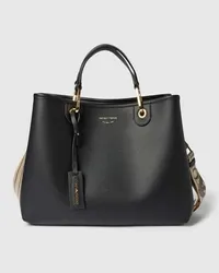 Emporio Armani Shopper mit verstellbarem Schulterriemen Black