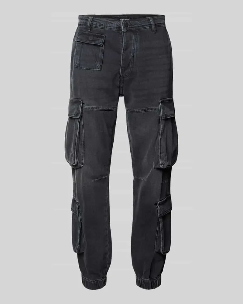 Antony Morato Regular Fit Cargohose mit Teilungsnähten Black