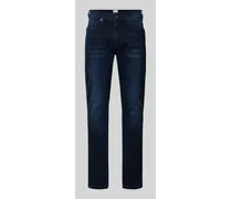 Jeans mit Label-Patch Modell 'Vegas