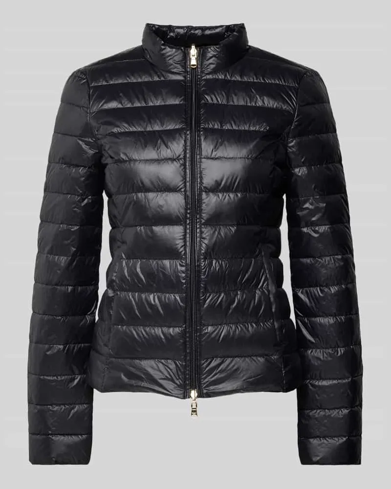 Patrizia Pepe Steppjacke mit Stehkragen Black