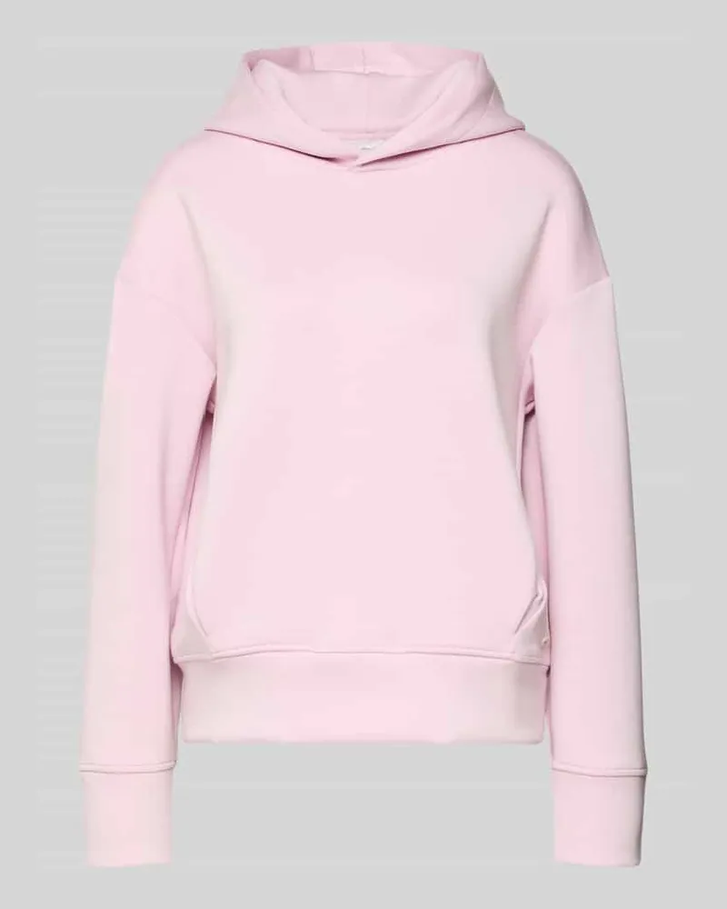 Fynch-Hatton Regular Fit Hoodie aus Viskose-Mix mit Eingrifftaschen Hellrosa