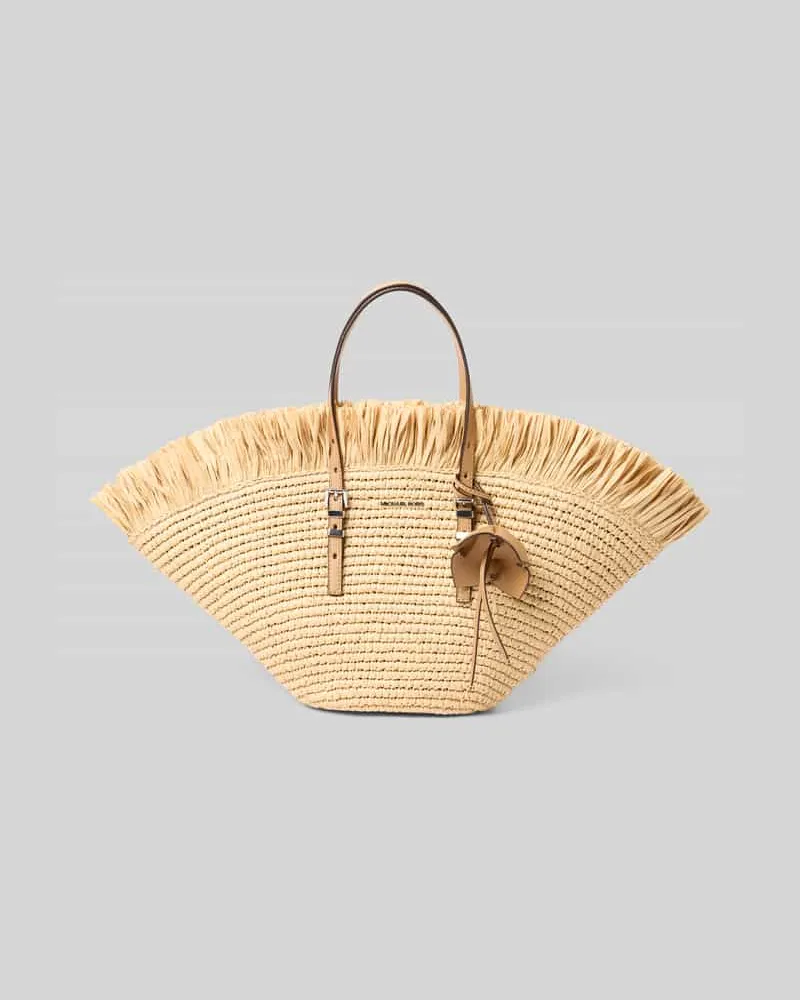Michael Kors Handtasche in Flecht-Optik Beige